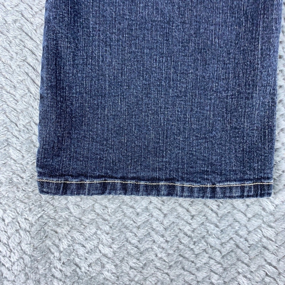 NYDJ Jeans Women's Size 10 Dark Blue Bootcut Lift Tuck USA Made Stretch 30x32 - Picture 16 of 16